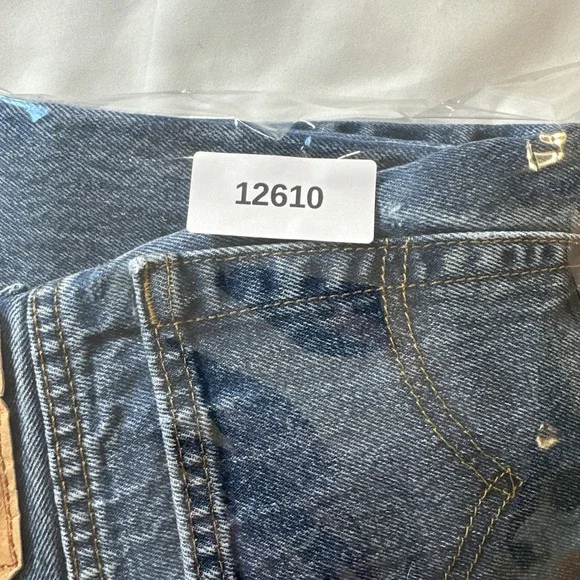 Levis Jeans Mens 36x34 (35x34) Dark Blue 517 Boot Cut All Cotton Denim - Picture 14 of 14